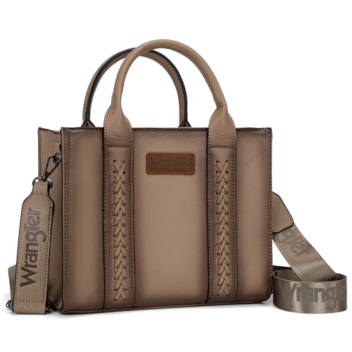Image of Wrangler Tote Bag for Women Designer Satchel Handbags Top-handle Purses with Strap