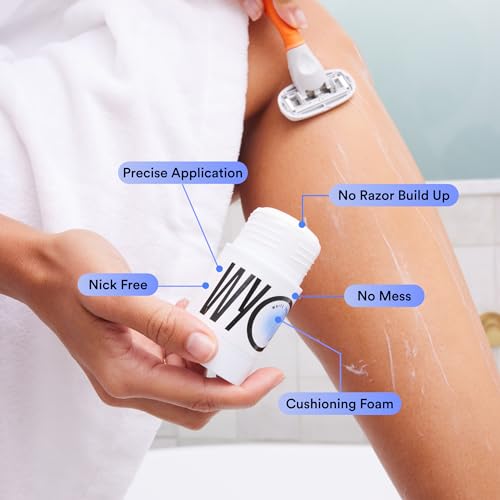 WYOS Shaving Cream Stick, Shaving Soap Bar, Shave Stick, Travel Shaving Cream, Leak & Mess Free, Hydrating Smooth Lather, Sensitive Skin, Travel Size, Clean Formula, Cruelty, Sulfate & Paraben Free - Image 4