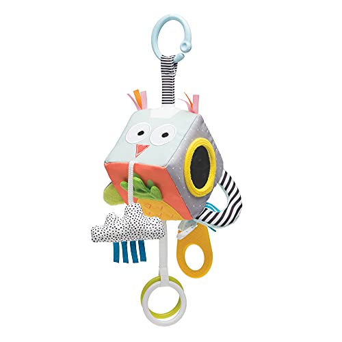 Image of Baby Steps Stroller Toys Baby Car Seat Toy with Teether, High Contrast Infant Toys for Crib, Strollers, car seat, Hanging Toy with Adjustable Attachment Loop for Newborns, Baby Travel Gear