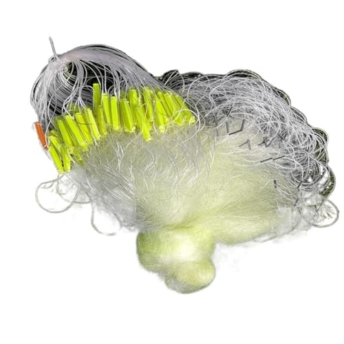 Nylonowa pułapka wędkarska, 40 m, 0,3 mm, monofilament, 3-warstwowa konstrukcja ze spadkiem wagi, przenośna i odporna do łowienia średnich i dużych ryb