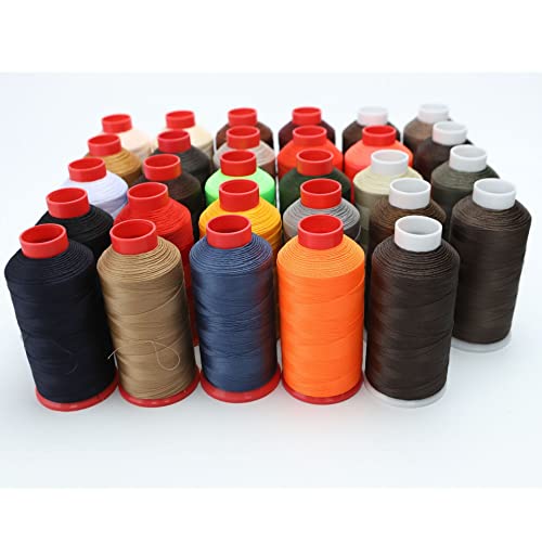 Hilo de Nylon 66 Bonded 210D/3 1500 Yardas para Coser miniatura 5