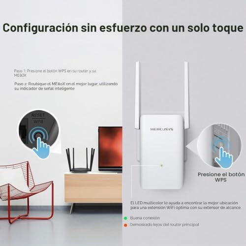 Miniatura 5 de Mercusys Me80x Ax3000 Extensor De Red Wifi 6, Doble Banda, Modo Punto De Acceso, Puerto Gigabit, Fácil Configuración Con App