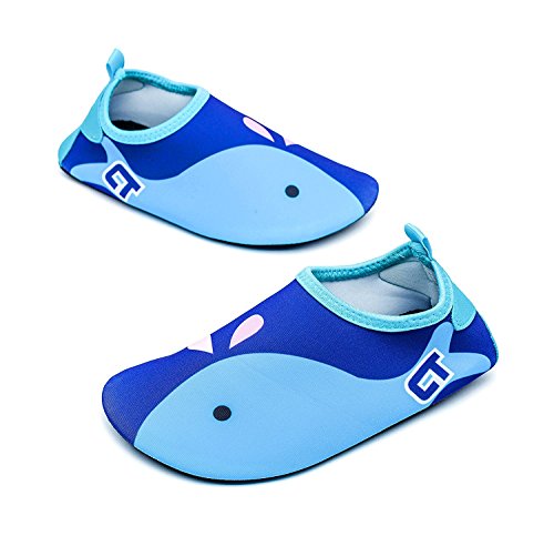 Tkiames Niños Zapatos de Agua descalzo Barefoot Respirable Calcetines de natación Aire Libre Piscina de Playa Surf Yoga Calzado