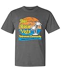 Del Boca Vista Seinfeld Retirement Community Streetwear Garment-Dyed Washed Look Short Sleeve...