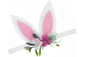 Baby Bunny Ears Headband Infant - Adorable and Festive Easter Accessory (JHE11-C2)