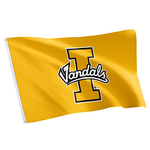 Desert Cactus University of Idaho UI Flag - 3 x 5 Feet Vandals Banner, Indoor/Outdoor Durable Fabric, 100% Polyester Design (Style 1)