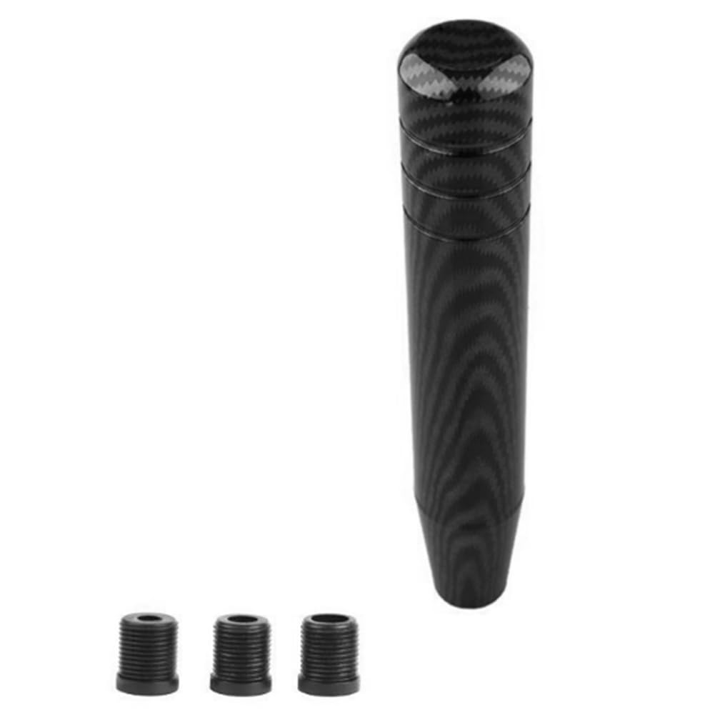 Littimoon 18CM Car Universal Manual Transmission Gear Shift Knob Carbon Fibre Racing Car Gear Shift Knob