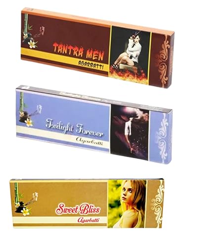 Image of Eternia Sunset Escape Set Burning Incense Sticks | Long-Lasting Luxury Aromatic Agarbatti with Refreshing Soothing Fragrances | for Men & Women | Pack of 3