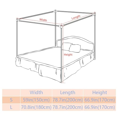 Carpa para cama con dosel elegante ideal para renovar el diseño de tu dormitorio 6