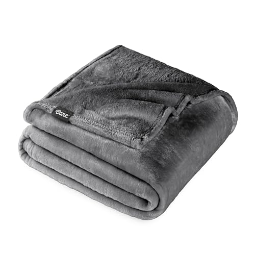 Bare Home Fleece Blanket - Full/Queen - Ultra-Soft Lightweight for