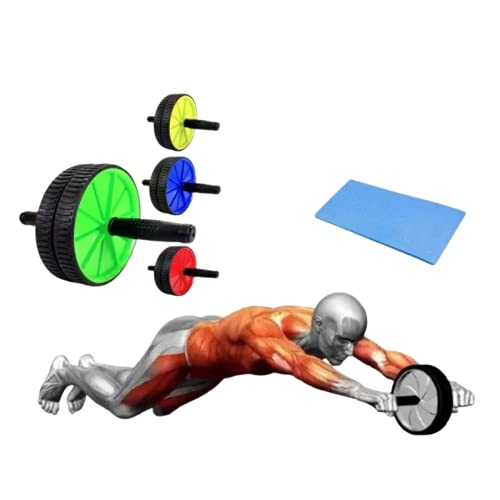 Roda Abdominal Mbfit Exercício Treino Dupla Mb57123 Tamanho:Único;Cor:Preto