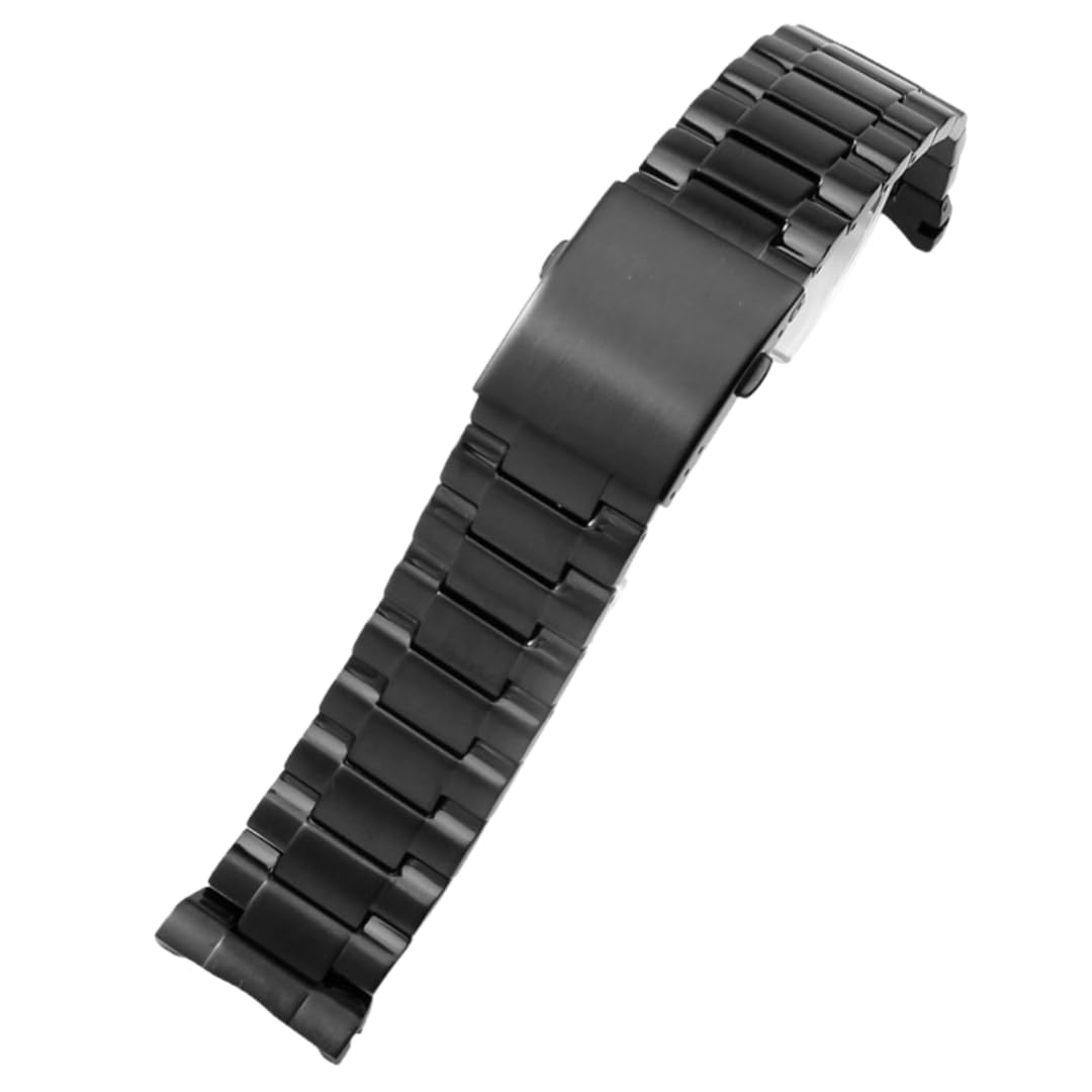 26MM 316L Acero Inoxidable Banda de Reloj, Hombres Metal Reemplazo Pulsera, Extremo Curvo-Negro 26MM para Diesel DZ4318/DZ4323/DZ4283/DZ4309