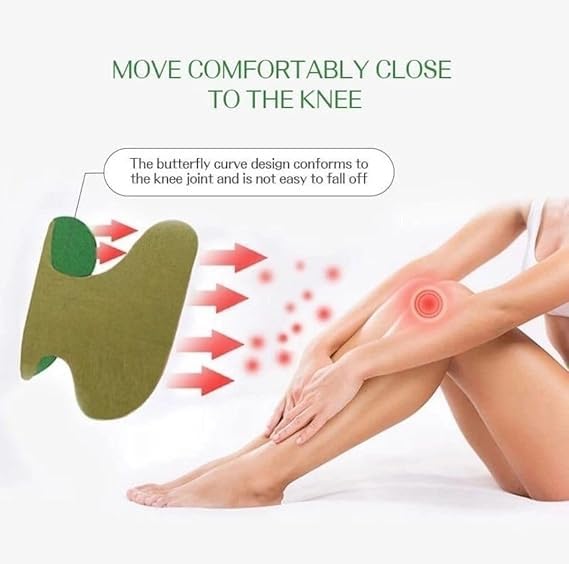 KRIMITTY Herbal Knee Plaster Sticker Pain Relief and Inflammation Joint Knee Patches Kit Natural Wormwood Extract Sticker For Men Women (12 PCS SET) 2