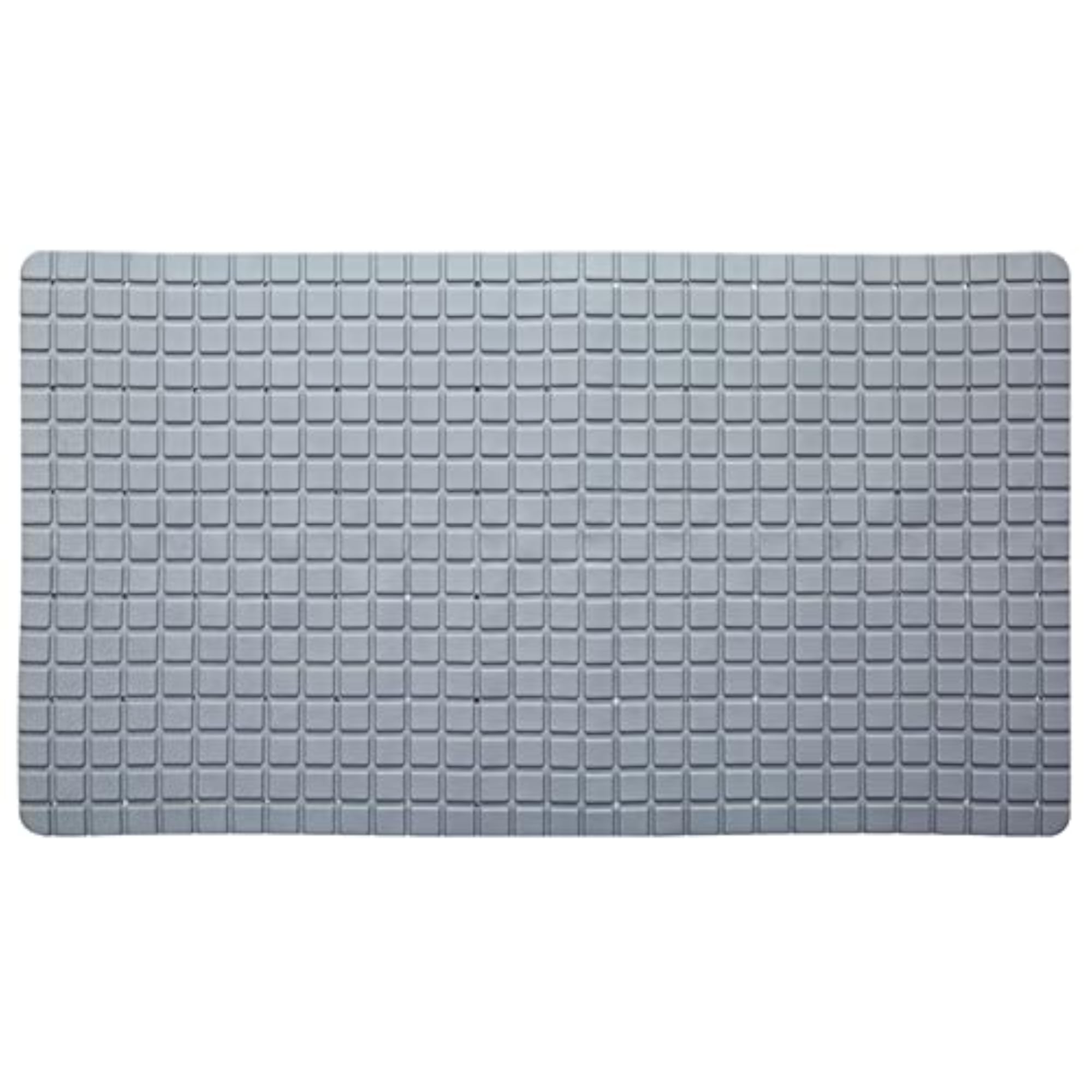 Square Lattice Bathroom Mat, Non-Slip PVC