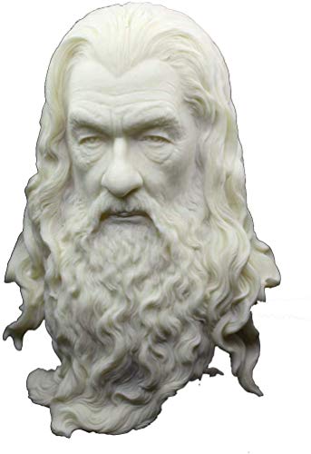 ZHENAO Artisanat Seigneur de La Sculpture Des Anneaux, Statue Gandalf Hobbit Master Buste Avatar Ornements de Bureau Décorations de Bureau Création de Résine 30 Cm, A Décoration d'i Cover