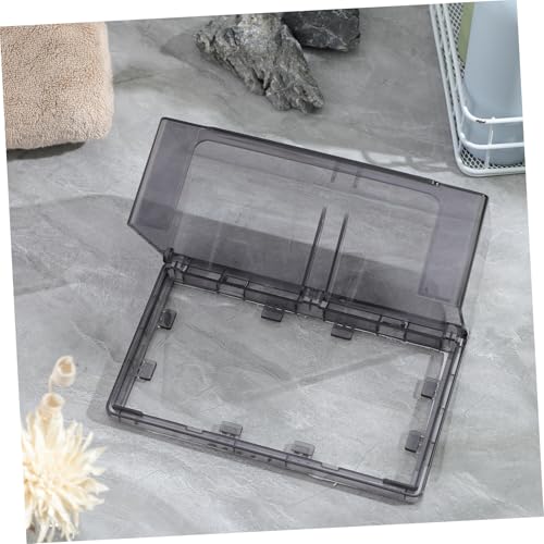 Protector Enchufe Exterior Doble Posición Negro con diseño resistente al agua para pared 5