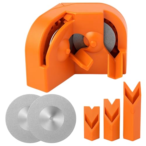 Bohrerschleifgerät, 6-teiliges Set Mit 4 Schleifscheiben, Bohrerschärfgerät Für Präzises Schleifen, Bohrer Schleifgerät Mit Robustem Design, Ideal Für Heimwerker Und Profis