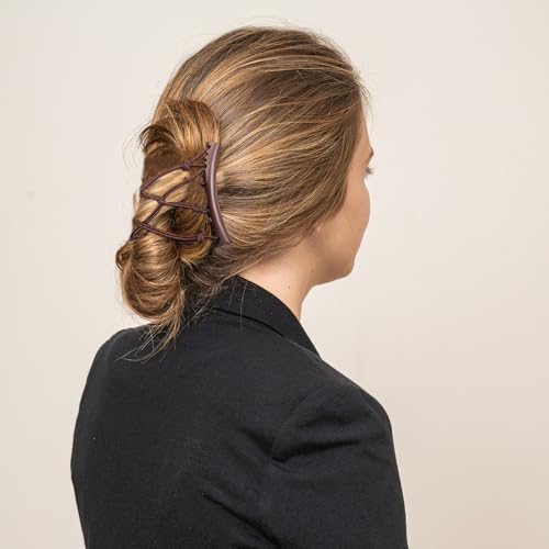 6 Peines Elásticos Multifuncionales para Cabello Negro y Marrón miniatura 5
