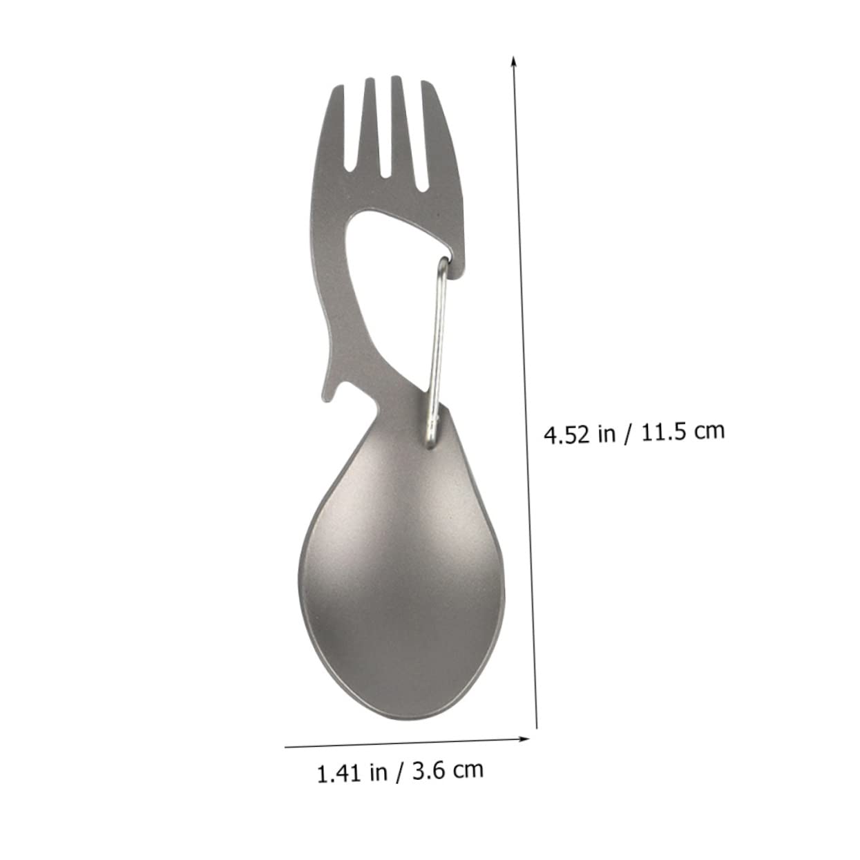 Kisangel 5pezzi Spork Utensile Apribottiglie Escursioni e Picnic Per Attività Outdoor