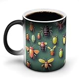 Design de la poignée : les tasses à café de 325 ml ont une poignée ergonomique, la poignée ronde en forme de C est confortable à tenir, peut accueillir quatre doigts, vous permettant de tenir et de profiter facilement de votre boisson préférée