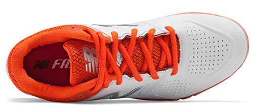 New Balance New Balance Women's Fresh Foam Velo V1 Metal Softball Shoe, Orange/White, 5 W US