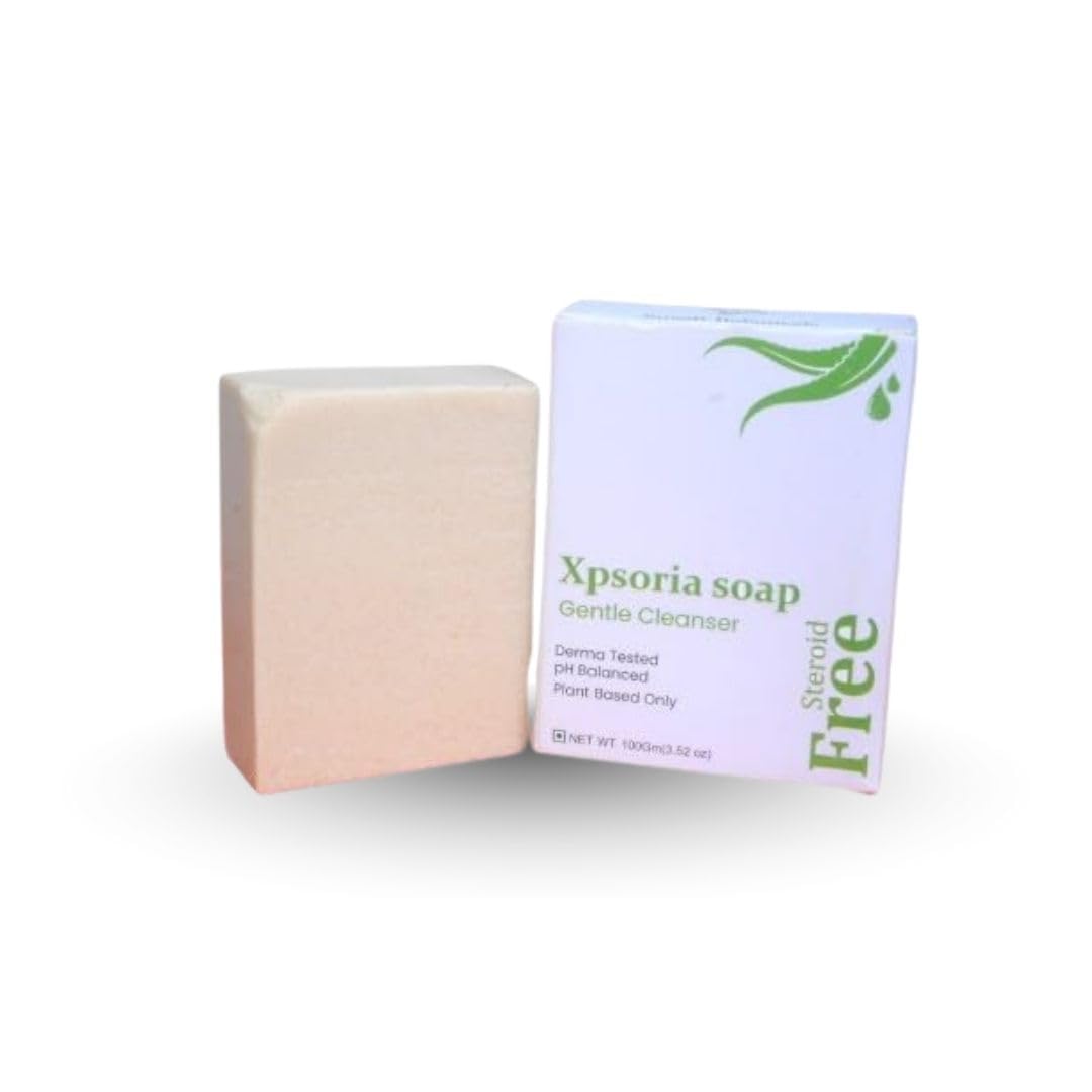 Xpsoria Psoriasis Soap | Anti-Itching & Anti-Bacterial Soap for Fungal and Psoriatic Skin Infections | Free from Steroids, Harsh Chemicals & Artificial Fragrances | Gentle Herbal Cleansing Bar – 100gm-image-27