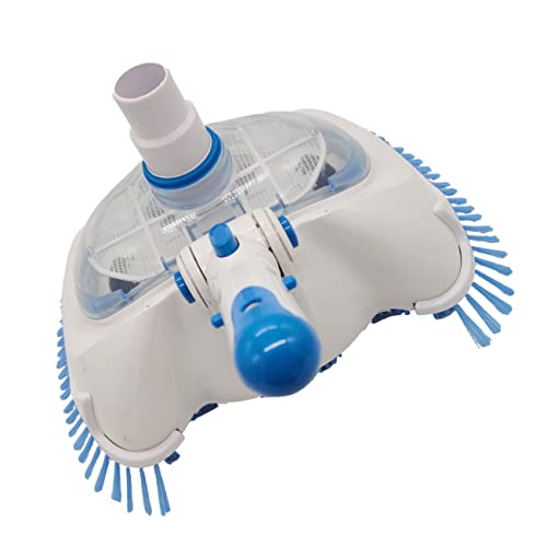 FONDOTIN Spa Vacuum Pool Cleaning Head Manual Pool Suction Cleaner Brush Cover for Above Ground