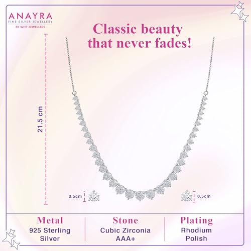 Image of 925 Sterling Silver Jewellery Set for Women | Single Line Solitaire Necklace with Matching Earrings | Minimalist Contemporary Design | Gift for Girls, Wife, Girlfriend, Anniversary, Birthday