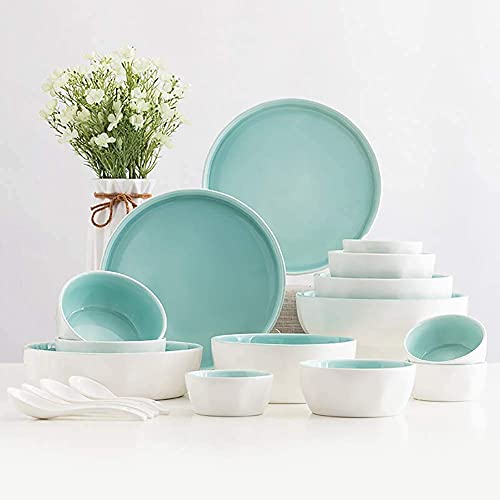 Service de table 18 pièces en porcelaine : finissez-en avec la vaisselle fragile qui s'ébrèche