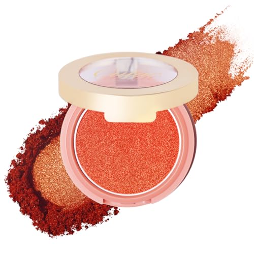 Oulac Shimmer Blusher for Cheeks Make up Hydrating & Moisturizing Face Blush Glowy, Long-Lasting Fade & Sweat Resistant