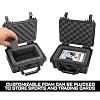 CASEMATIX Graded Card Case Storage Box For Sports Cards Compatible With 8 BGS, 13 FGS or 11 GMA PSA Graded Trading Card Slabs and More Collectible Cards - Airtight, Waterproof and Includes Padlock