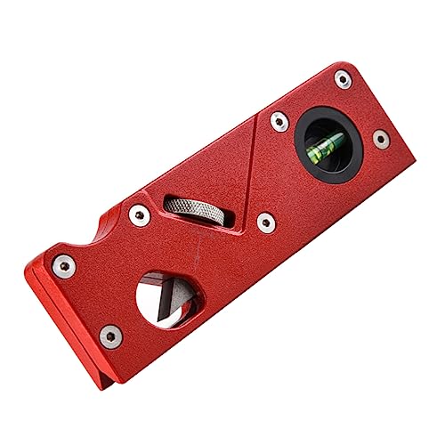 SEWOART Adjustable Aluminum Alloy Corner Plane Tool for Woodworking Portable Chamfering and Trimming Hand Tool Ergonomic Design High Strength Depth Adjustable for All Types