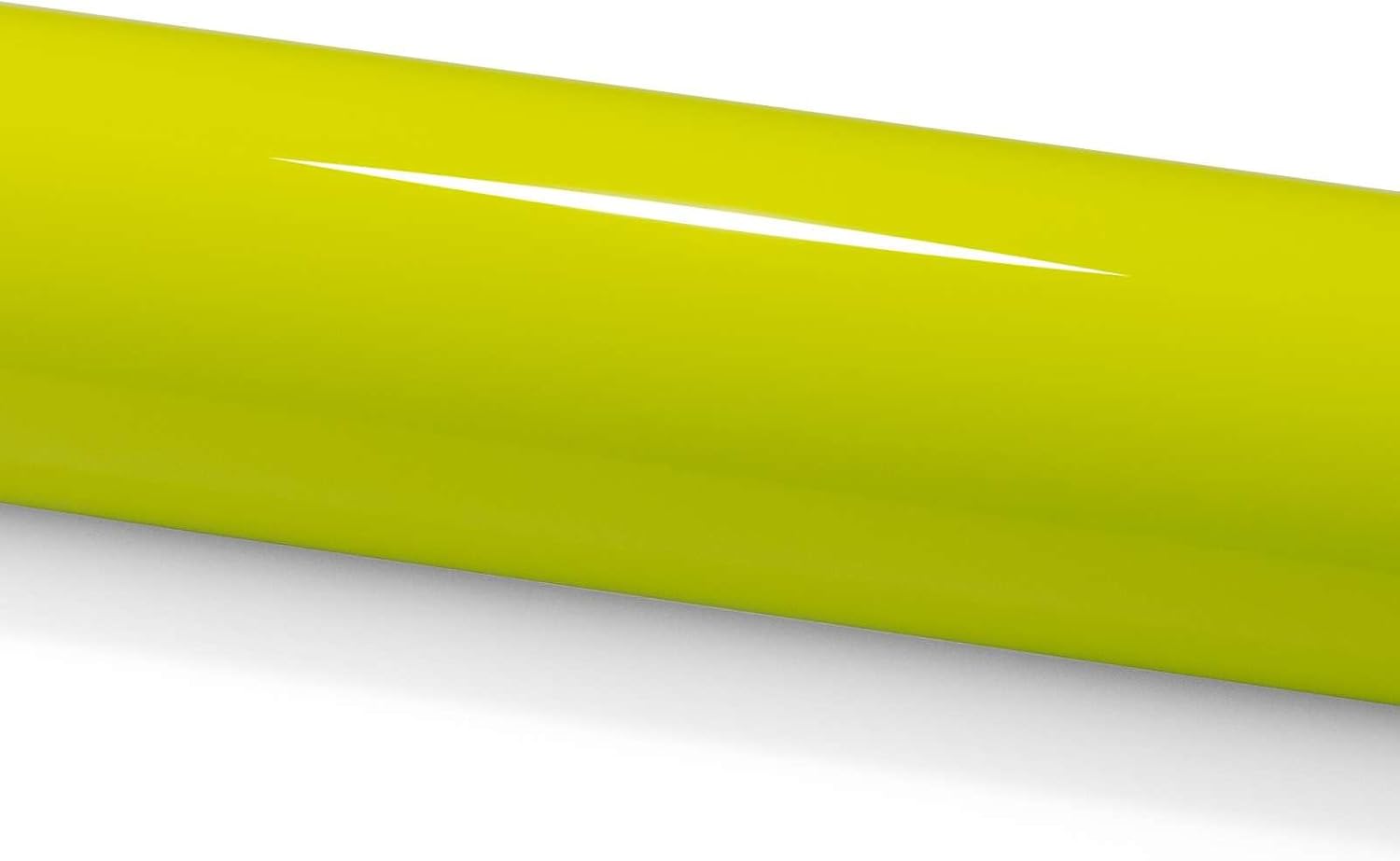 20"x60" (1.6FTx5FT) Acid Lime PET Super Gloss High Glossy Vinyl Wrap Auto Car Sticker Decal Film Sheet Bubble Free Air Release Technology with Tool Kit