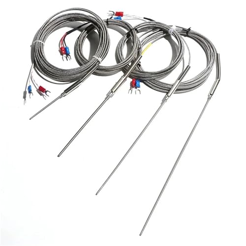 Termopar tipo K blindado WRNK-191 con sonda resistente de 6x100mm