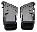 2PCS Car Accessories Air Conditioner Outlet A/C Air Conditioning Vents Plate Panel Compatible For Toyota Land Cruiser Prado 120 2003-2009