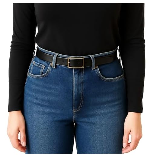 Cinto Feminino Preto Couro Legítimo Fivela Retangular Dourado 2 cm de Largura, preto, 100