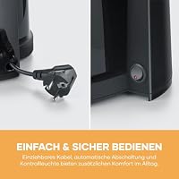 Severin Filterkaffeemaschine mit Thermokanne, Kaffeemaschine für bis zu 8 Tassen, ansprechende Filtermaschine mit Isolierkanne, Single, schwarz, 1 Liter, KA 9306 – Ansicht 9