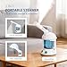 Saicool 3 in 1 Facial Steamer, Hair Steamer, Air Humidifier Hot Mist Moisturizing Hydration System, Portable Facial Atomizer Spa for Personal Care Use at Home Salon