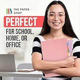 File Dividers A4, 10 Part Folder Dividers for Ring Binders & Lever Arch Files (5 Pack) Binder and Subject Dividers with Writeable Coloured Index Tabs - The Paper Shop - Image 3