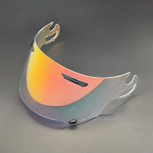 Visière RR5 RX-7 Quantum-J Astro-IQ écran casque moto anti-UV rouge