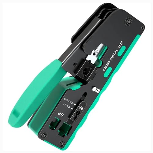 Outil de sertissage RJ45 vert : finis les câblages ratés