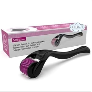 VIHLANATH HAIR roller 0.5 mm With 540 Titanium Alloy Needles | Promotes Beard Growth & Reduces Acne Scars | Safe & Effective To Use 10