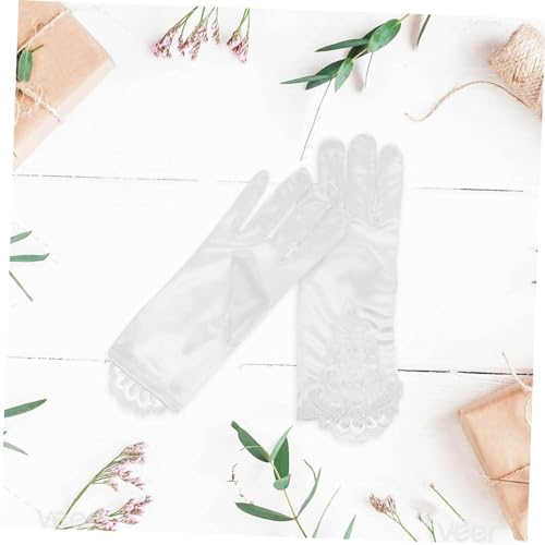 Homoyoyo 1 Pair Lace Gloves for Parties Elegant Formal Gloves for Weddings Performances and Dress Up Comfortable and Stylish Accessory of Charming3
