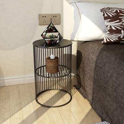 WEWE Mobile Side Table Coffee Tables Nordic Small Marble Coffee Table