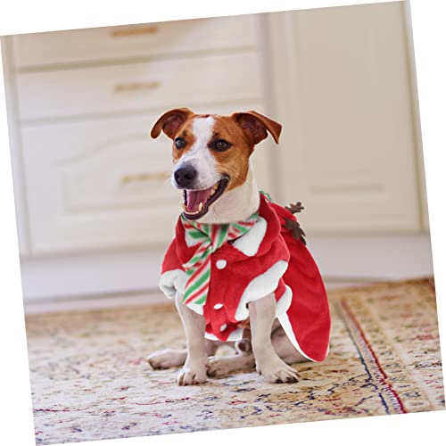 Disfraz de perro navideño con bufanda roja talla XXL miniatura 5
