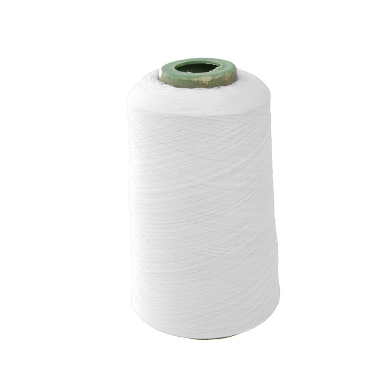 Homoyoyo Polyester Overlocking Thread Cord 150d White Thread for Sewing Machine Quilting