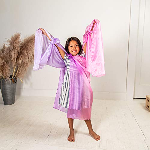 Sarah's Silks Set of 3 Playsilks - Blossom, 100% Silk Scarves for Dance, Movement and Pretend Play2