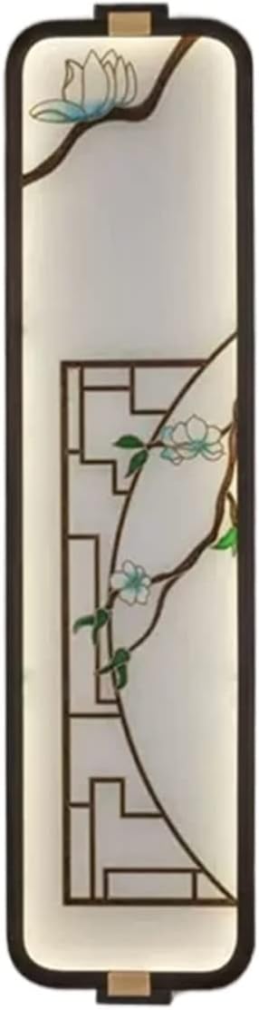 luckxuan Wandkandelaar Licht/Wandlamp Emaille kleur wandlamp, nieuwe Chinese stijl woonkamer lange wandlamp, volledig koperen lamp Slaapkamer WSandlampen (Color : A)