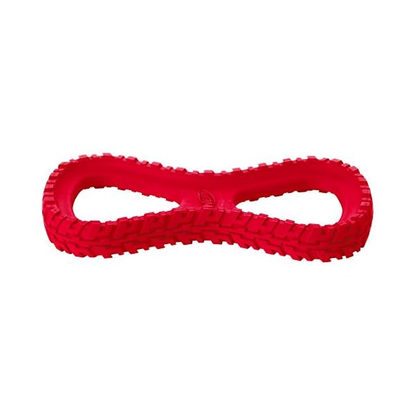 Nerf Dog Tire Infinity Tug Durable Dog Toy 10″ Red Large Nerf Dog Tire Infinity Tug Durable Dog Toy 10″ Red Large