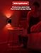L LOHAS LED Red Night Light, Night Lights Plug into Wall, LED Night Lights with Light Sensor, Sleep Aid Red, Dimmable Night Light for Christmas, Holiday Decor, Hallway, Bedroom, 2 Pack